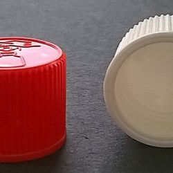 Screw cap PP, ø 18, various colors, childproof CRC
